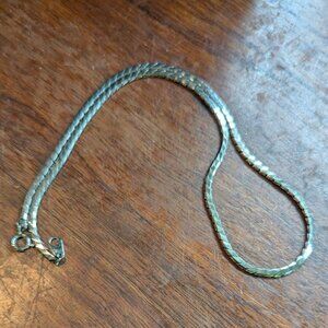 Silver Colored Costume Jewelry Necklace